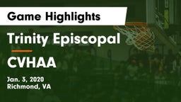 Trinity Episcopal  vs CVHAA Game Highlights - Jan. 3, 2020