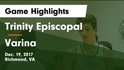 Trinity Episcopal  vs Varina  Game Highlights - Dec. 19, 2017