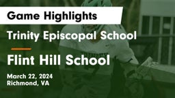 Trinity Episcopal School vs Flint Hill School Game Highlights - March 22, 2024