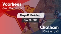 Matchup: Voorhees  vs. Chatham  2016