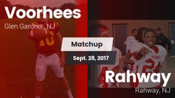 Matchup: Voorhees  vs. Rahway  2017