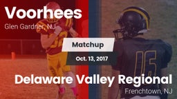 Matchup: Voorhees  vs. Delaware Valley Regional  2017