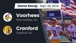 Recap: Voorhees  vs. Cranford  2018