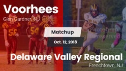 Matchup: Voorhees  vs. Delaware Valley Regional  2018