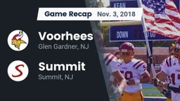 Recap: Voorhees  vs. Summit  2018