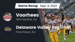 Recap: Voorhees  vs. Delaware Valley Regional  2023