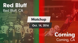 Matchup: Red Bluff High vs. Corning  2016