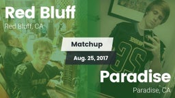 Matchup: Red Bluff High vs. Paradise  2017