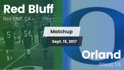 Matchup: Red Bluff High vs. Orland  2017
