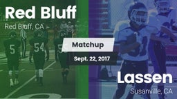 Matchup: Red Bluff High vs. Lassen  2017