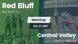 Matchup: Red Bluff High vs. Central Valley  2017