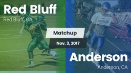 Matchup: Red Bluff High vs. Anderson  2017