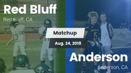 Matchup: Red Bluff High vs. Anderson  2018