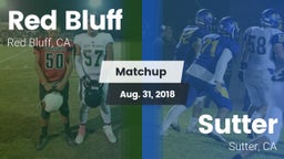 Matchup: Red Bluff High vs. Sutter  2018