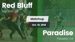 Matchup: Red Bluff High vs. Paradise  2018