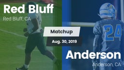 Matchup: Red Bluff High vs. Anderson  2019