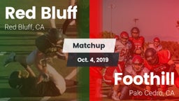 Matchup: Red Bluff High vs. Foothill  2019