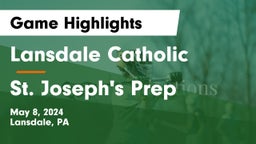 Lansdale Catholic  vs St. Joseph's Prep  Game Highlights - May 8, 2024