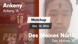 Matchup: Ankeny vs. Des Moines North  2016