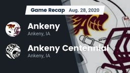 Recap: Ankeny  vs. Ankeny Centennial  2020