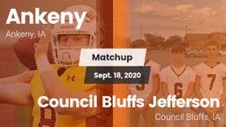 Matchup: Ankeny vs. Council Bluffs Jefferson  2020