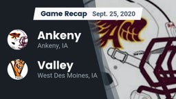 Recap: Ankeny  vs. Valley  2020