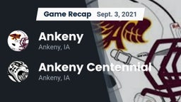 Recap: Ankeny  vs. Ankeny Centennial  2021