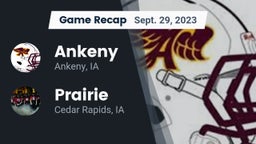 Recap: Ankeny  vs. Prairie  2023