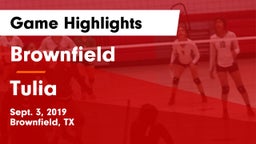 Brownfield  vs Tulia  Game Highlights - Sept. 3, 2019