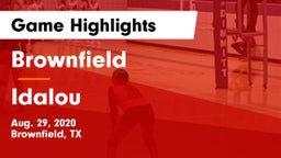 Brownfield  vs Idalou  Game Highlights - Aug. 29, 2020