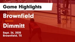 Brownfield  vs Dimmitt  Game Highlights - Sept. 26, 2020