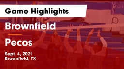 Brownfield  vs Pecos  Game Highlights - Sept. 4, 2021