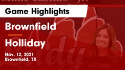 Brownfield  vs Holliday  Game Highlights - Nov. 12, 2021