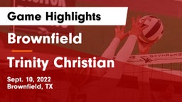 Brownfield  vs Trinity Christian  Game Highlights - Sept. 10, 2022