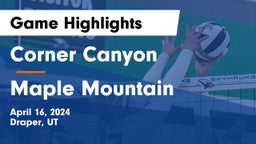 Corner Canyon  vs Maple Mountain  Game Highlights - April 16, 2024