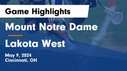Mount Notre Dame  vs Lakota West  Game Highlights - May 9, 2024