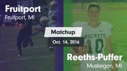 Matchup: Fruitport High vs. Reeths-Puffer  2016