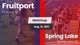 Matchup: Fruitport High vs. Spring Lake  2017
