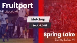Matchup: Fruitport High vs. Spring Lake  2019