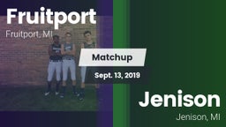 Matchup: Fruitport High vs. Jenison   2019