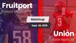 Matchup: Fruitport High vs. Union  2019