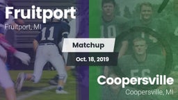 Matchup: Fruitport High vs. Coopersville  2019