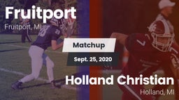 Matchup: Fruitport High vs. Holland Christian 2020