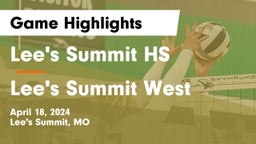 Lee's Summit HS vs Lee's Summit West  Game Highlights - April 18, 2024