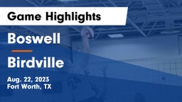 Boswell   vs Birdville  Game Highlights - Aug. 22, 2023