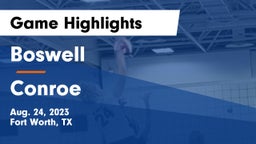 Boswell   vs Conroe  Game Highlights - Aug. 24, 2023