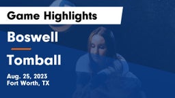 Boswell   vs Tomball  Game Highlights - Aug. 25, 2023