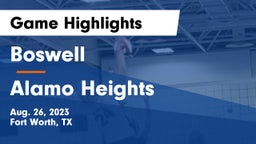 Boswell   vs Alamo Heights  Game Highlights - Aug. 26, 2023