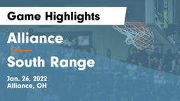 Alliance  vs South Range Game Highlights - Jan. 26, 2022