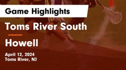 Toms River South  vs Howell  Game Highlights - April 12, 2024